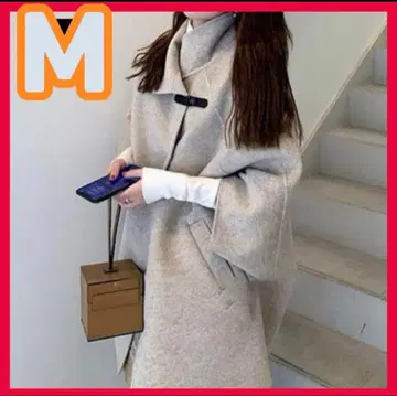 [1] 한국 코트 판초 케이프 체스터 롱 기장 M 아이보리