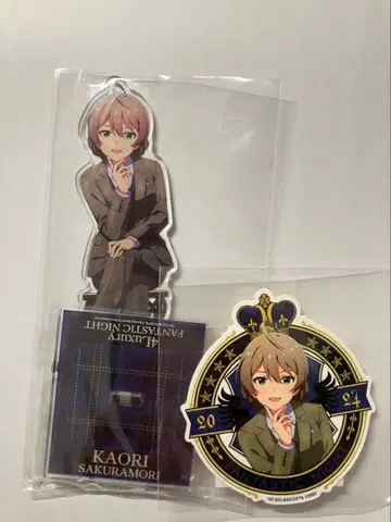 벚꽃 수호가영 HUB 콜라보 아크릴 스탠드 스티커 세트