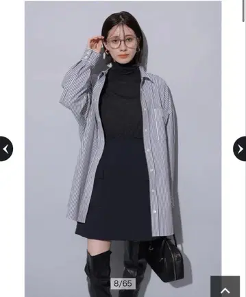 미사용 새상품 Arpege story 빅 코쿤 셔츠