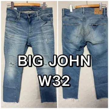 BIGJOHN 빅존 데님 청바지 W32 리페어 가공 ISKO