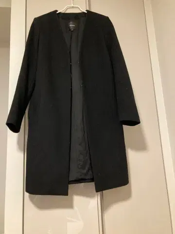 띠어리 롱 코트 p 블랙