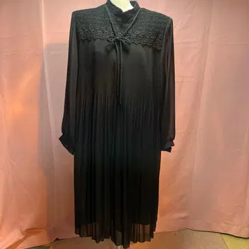 블랙 원피스 19호 포멀 관혼상제 파티 2차 모임 블랙