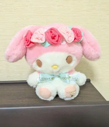 마이멜로디 마이멜로 봉제 인형 2016년 고디바 콜라보 발렌타인