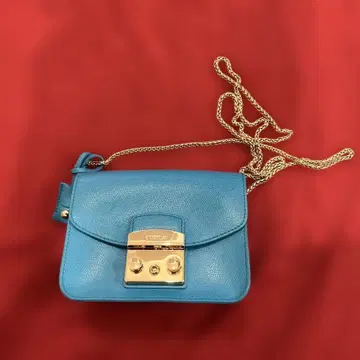 FURLA 파랑 가죽 숄더백