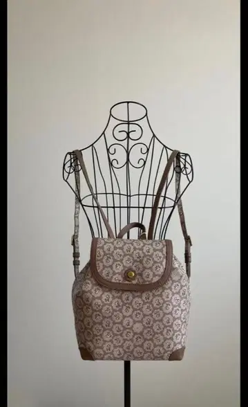 [택 포함] 캐스키드슨 꽃무늬 백팩 플라워 올 패턴 그레이지