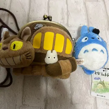 토토로 체셔 고양이 봉제 인형 파우치