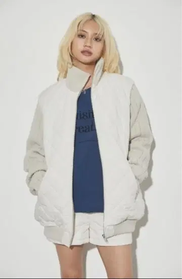 라구아젬 아이보리 아우터 블루종