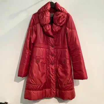 Rossa 수입 Rossa 빨간색 충전솜 롱 코트 사이즈 42