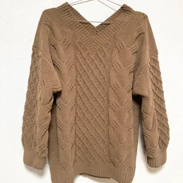 AZUL by moussy 니트/ 브라운