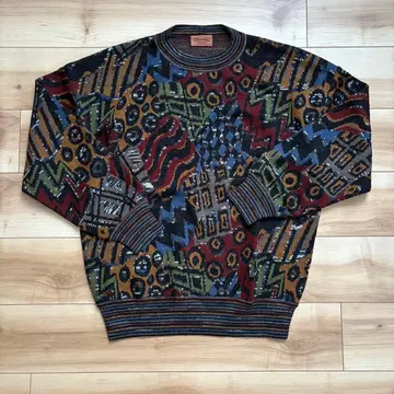 새상품급 MISSONI 미쏘니 올 패턴 니트 스웨터 48