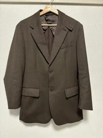 브라운 테일러드 자켓