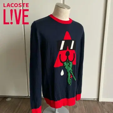한정품 LACOSTE 라코스테 라이브 쿨캣츠 콜라보 니트 스웨터