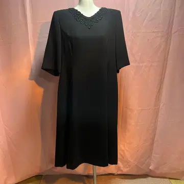 블랙 원피스 17호 포멀 관혼상제 파티 2차 모임 블랙