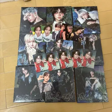 &TEAM 미개봉 9 형태 세트 판매와 K 포토카드 세트