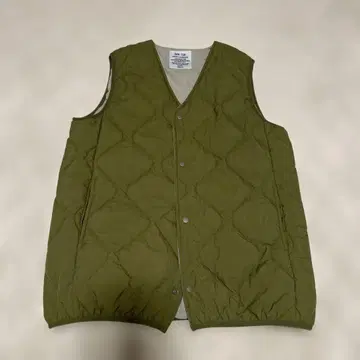 DAN-TEN 패커블 재킷 베스트 올리브