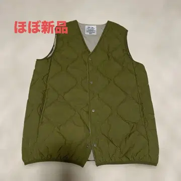 DAN-TEN 패커블 재킷 베스트 올리브