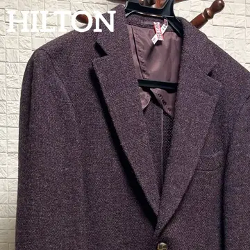 힐튼 HILTON 테일러드 자켓 스타일리시 보르도