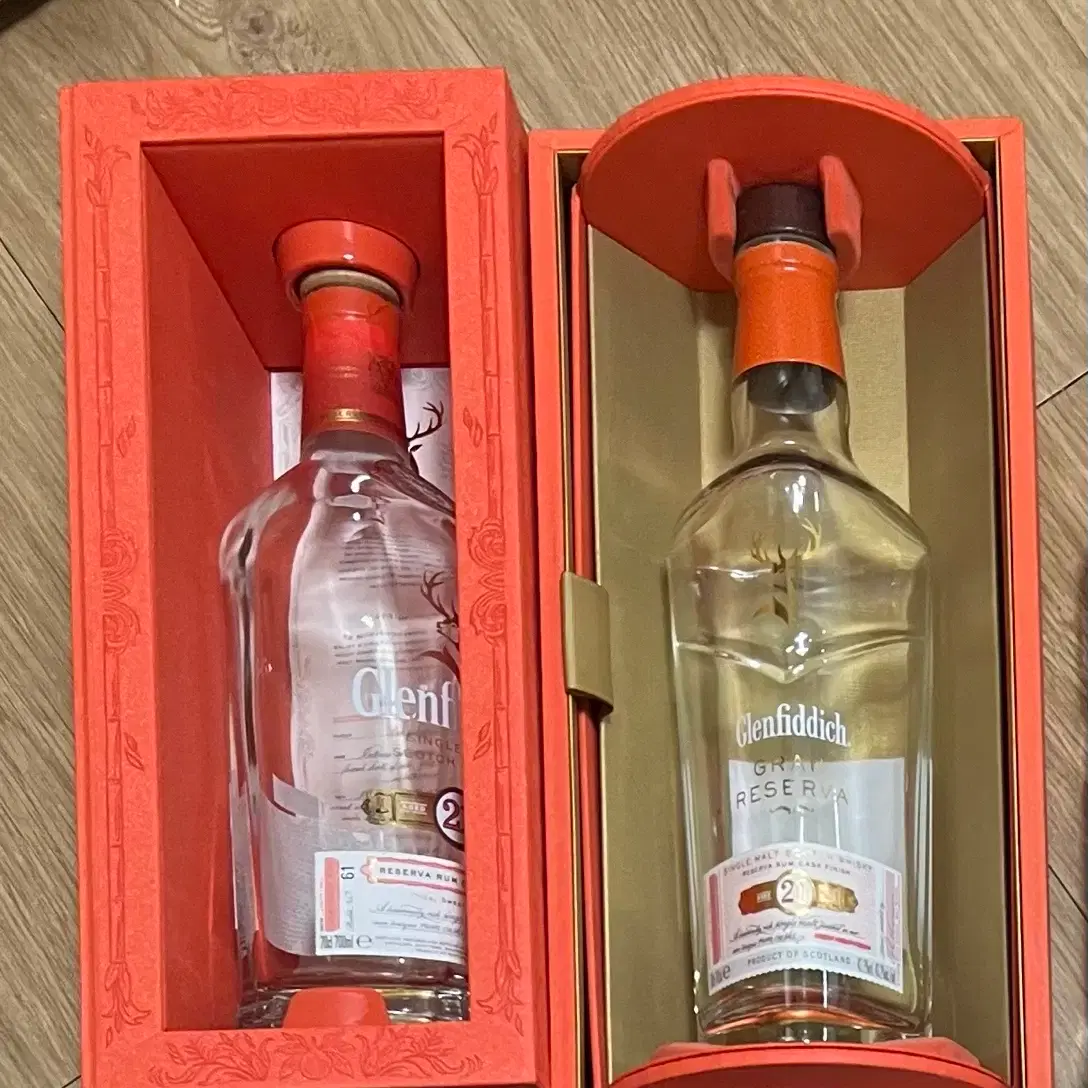 Glenfiddich empty bottle bulk