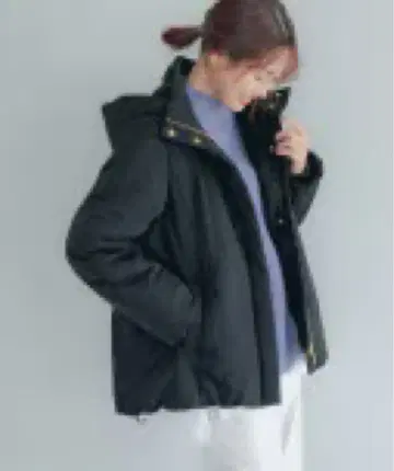 GLOBAL WORK 에어 서멀 발수 블루종 블랙 M 사이즈