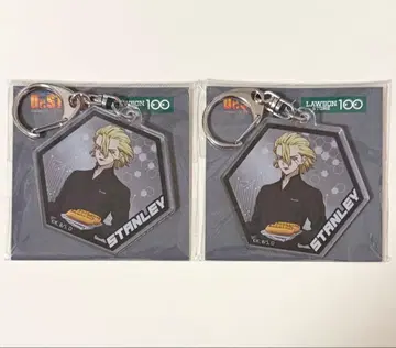 Dr.STONE 로손100 아크릴 키링 스탠리 스나이더 2개