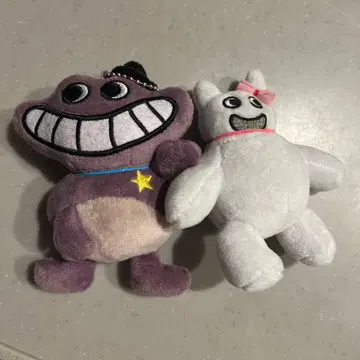 봉제 인형 키링 2개 세트