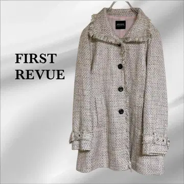 [ FIRST REVUE ] 자켓/코트 트위드 [ M ] 옅은 핑크 계열