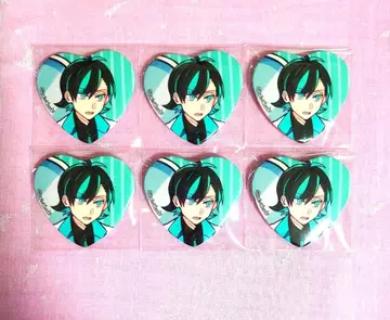 스튜디오 와사비 늑대 게임 화이트데이 신무라 코우 하트 캔뱃지 세트