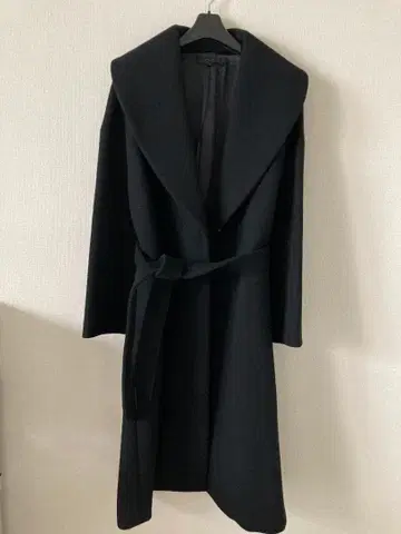 새상품급 MOGA 블랙 롱 코트 고급 울 100%