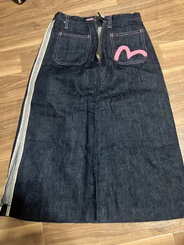 evisu 데님 스커트