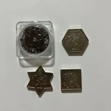 캐릭터 코인 세트 4개입