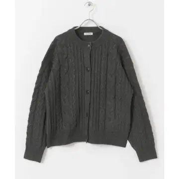 FORK&SPOON 아란 패턴 니트 가디건