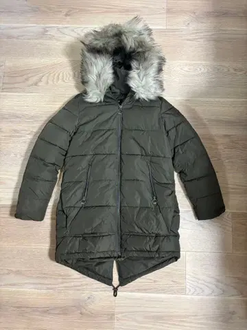 DKNY 올리브 그린 다운 자켓