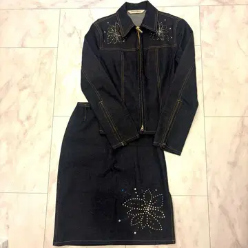 PINKY&DIANNE 데님 셋업 수트 38 M 사이즈