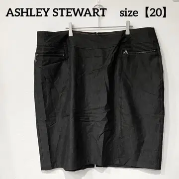 새상품급 ASHLEY STEWART [ 20 ] 타이트 스커트 블랙