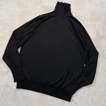 존스메들리 터틀넥 니트 메리노울 블랙 M