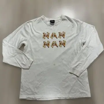 후지이 카제 NAN NAN 화이트 롱 T