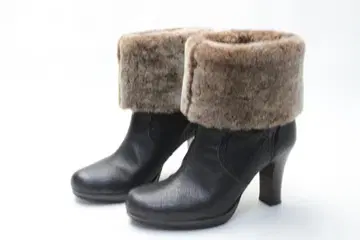 아틀리에 블루쥬 천연 가죽 숏부츠 (23cm) 새상품급