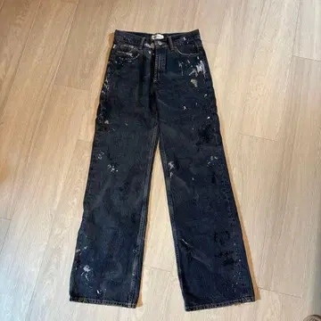 ZARA 페인트 스플래터 데님