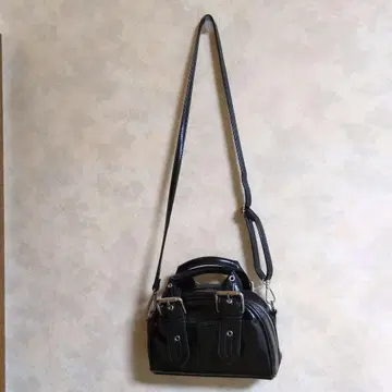 AZUL 아줄바이마우지 인조 가죽 버클 벨트 핸들 백