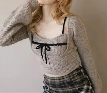 Andmary Natalie 리본 세트 모카