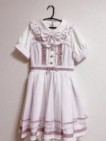 LIZLISA 리즈리사 하운드투스 에이프런 원피스