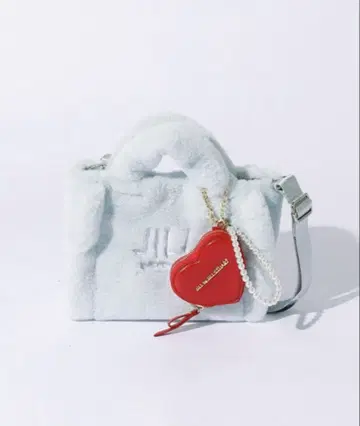 JILL STUART 플러피 토트'25 블루