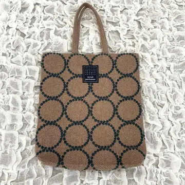 미나 페르호넨 토스트 백 탬버린 새상품급 단시간 1회 사용 브라운