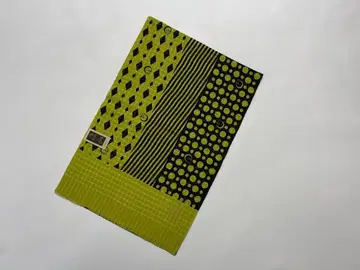 미사용 새상품 소우야 순수 실크 오비 장식 천 도트 마름모 패턴 염색