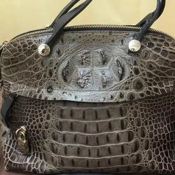 FURLA 크로커다일풍 합성 피혁 2way 숄더백