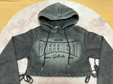 KSG 크롭 후드티 미니 기장