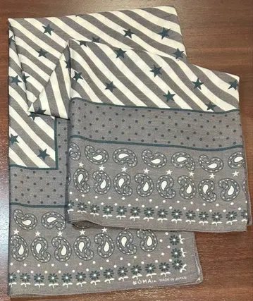 스톨 셀렉샵에서 구매 일본제 스타 페이즐리 스트라이프 도트 무늬