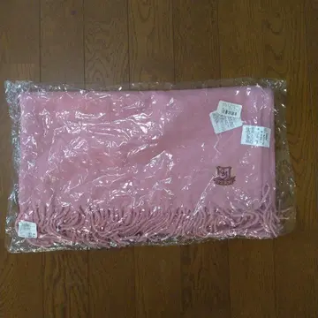 CECIL McBEE 엠블럼 자수 스톨 핑크