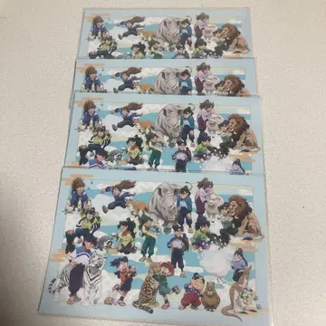 닌타마 란타로 동부 동물 공원 콜라보 엽서 4장