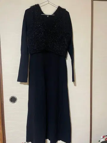 미스틱 mystic 니트 베스트 원피스 세트